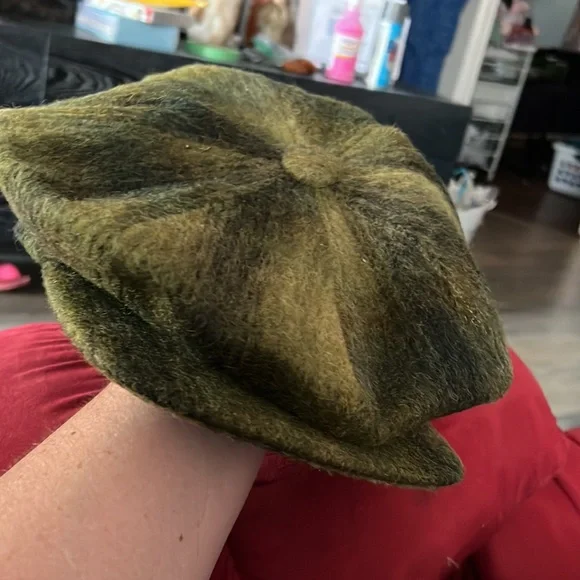 Vintage Knox ladies newsboys cap feels like wool unknown material though SIZE 7 Women main image 3